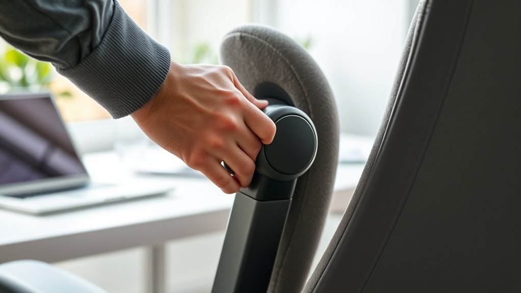proper office chair adjustment