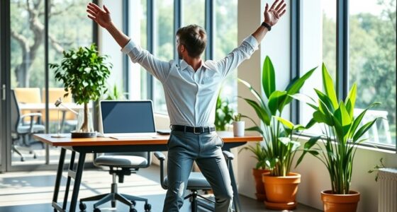 quick meeting stretch routine