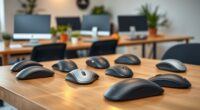 quiet ergonomic office mice