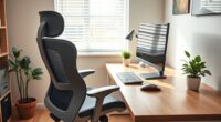 remote teaching ergonomic setup