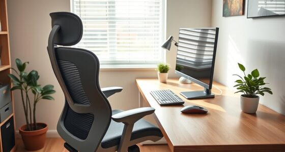 remote teaching ergonomic setup