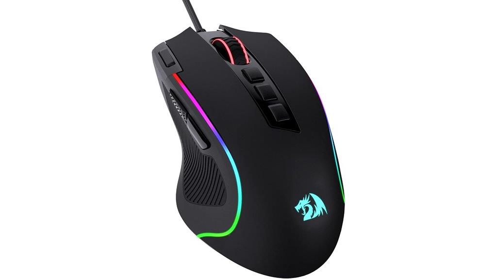 rgb gaming mouse with 8000 dpi
