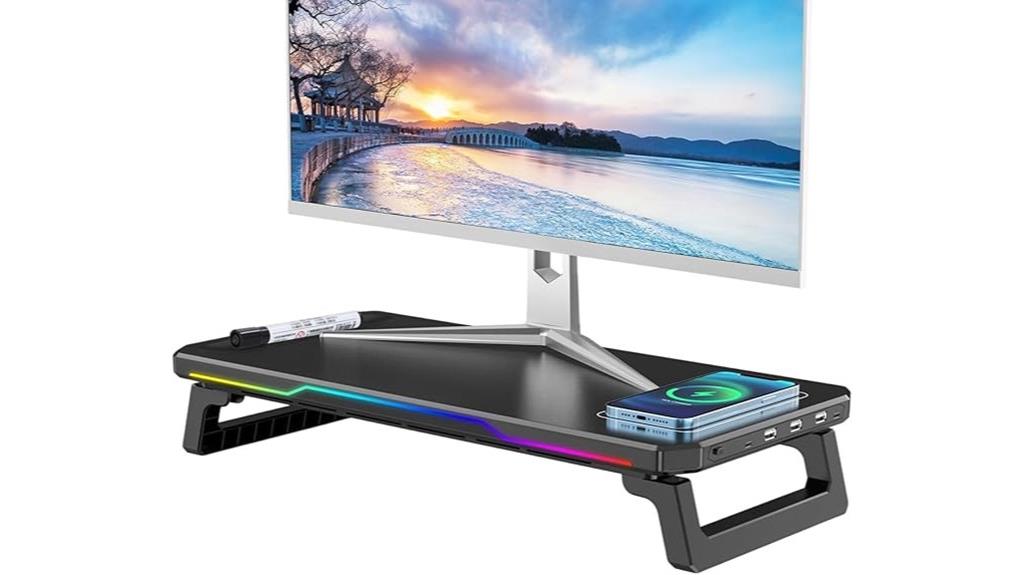 rgb wireless charging stand