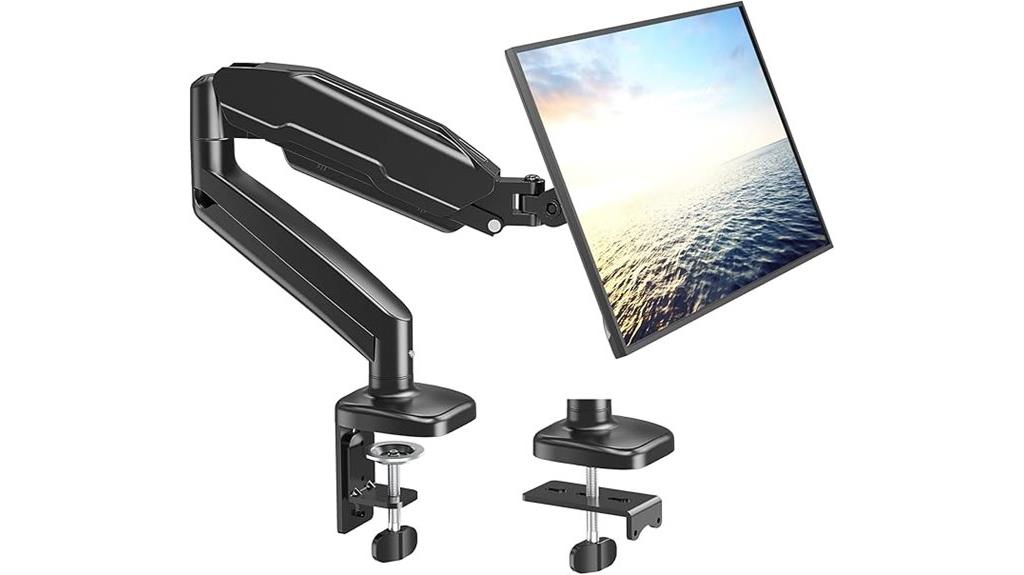 single monitor desk mount