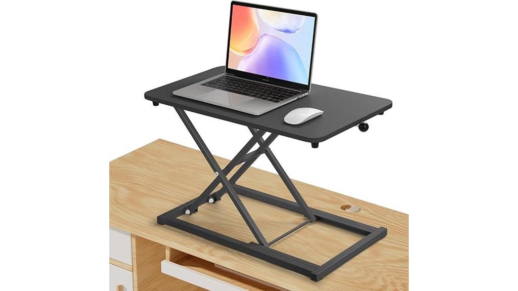 six height desk converter