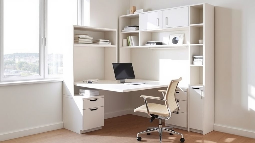 space efficient multi use furniture