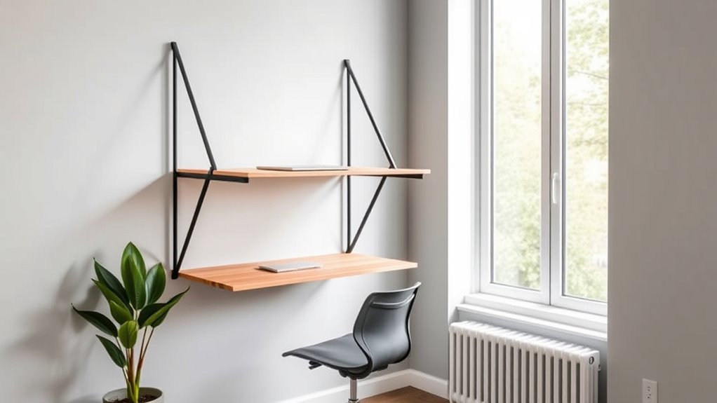 space saving wall desks