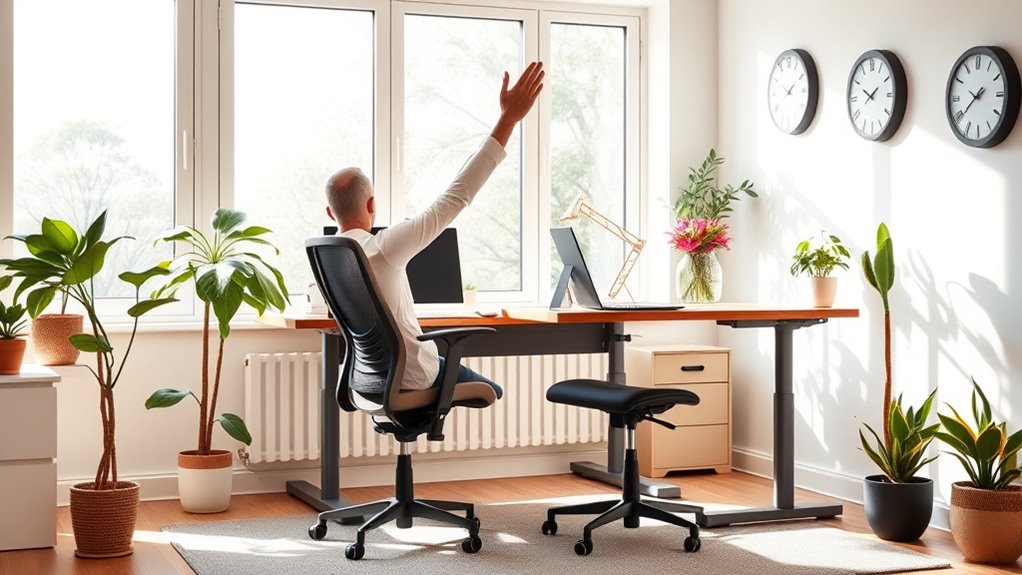 take breaks stay active