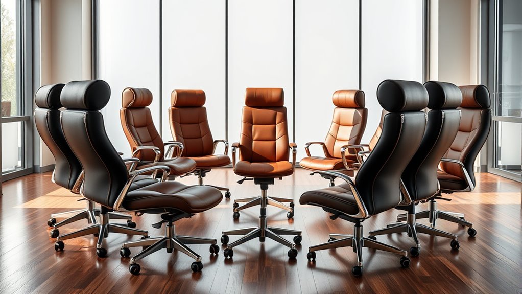top leather executive chairs