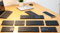 top low profile ergonomic keyboards