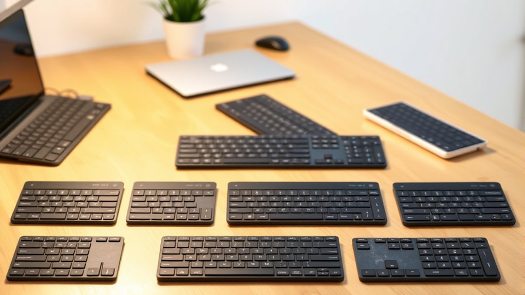 top low profile ergonomic keyboards