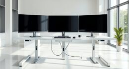 top multi monitor standing desks