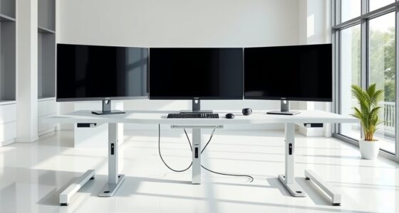 top multi monitor standing desks