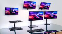 wall mounted monitor arms
