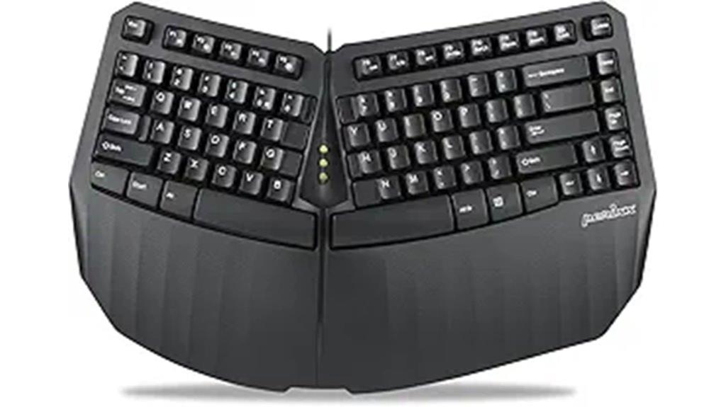 wired split ergonomic keyboard