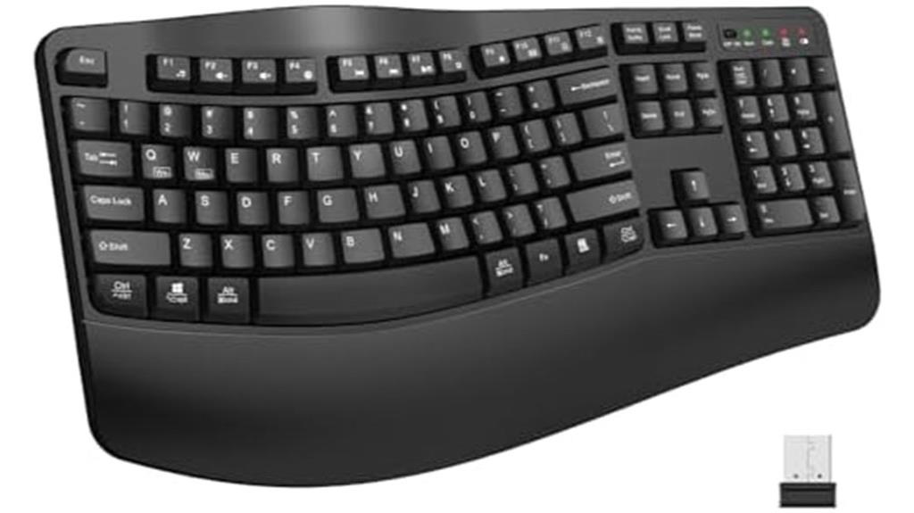 wireless ergonomic keyboard