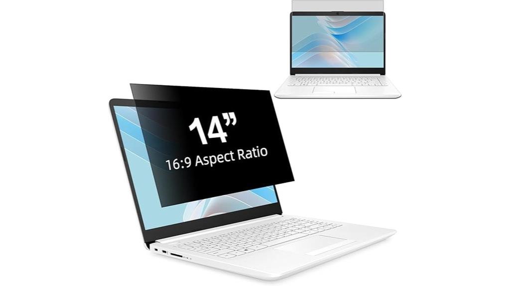 14 inch privacy laptop screen