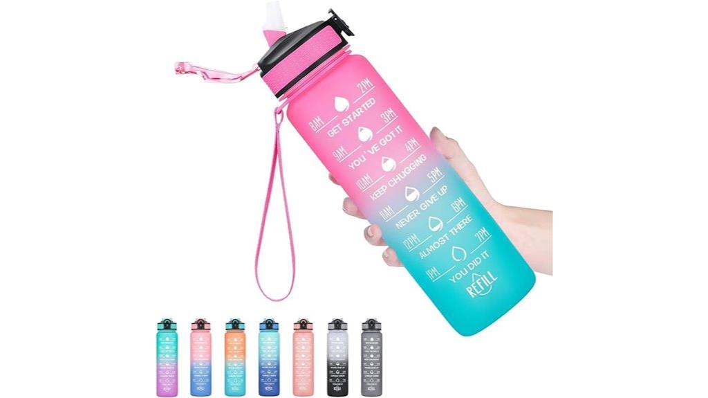 32 oz motivational water bottle