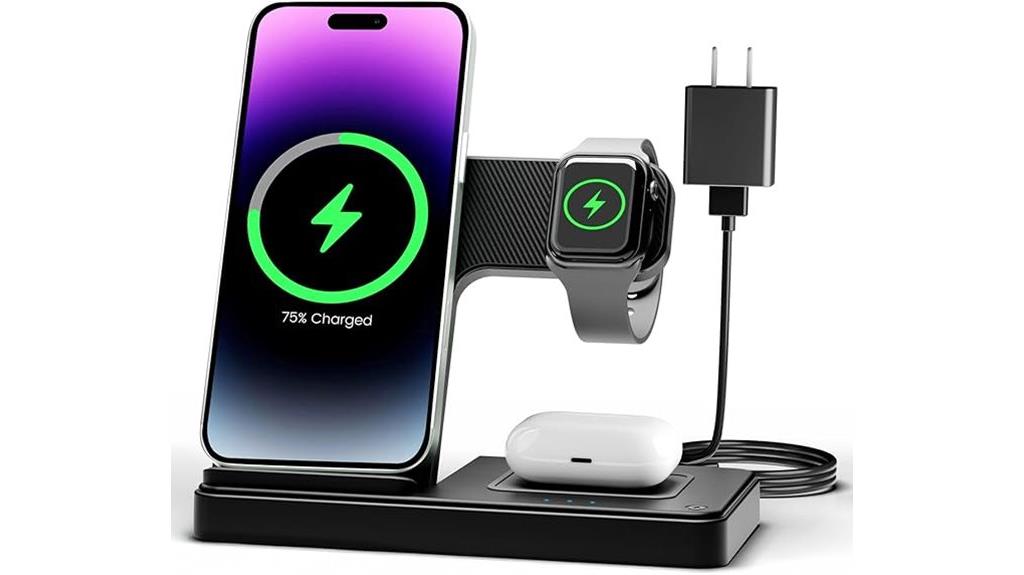 3 in 1 iphone charging station
