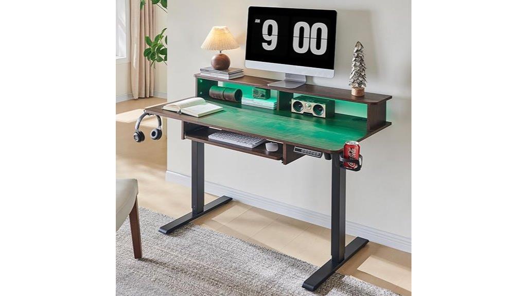 48 inch adjustable gaming desk