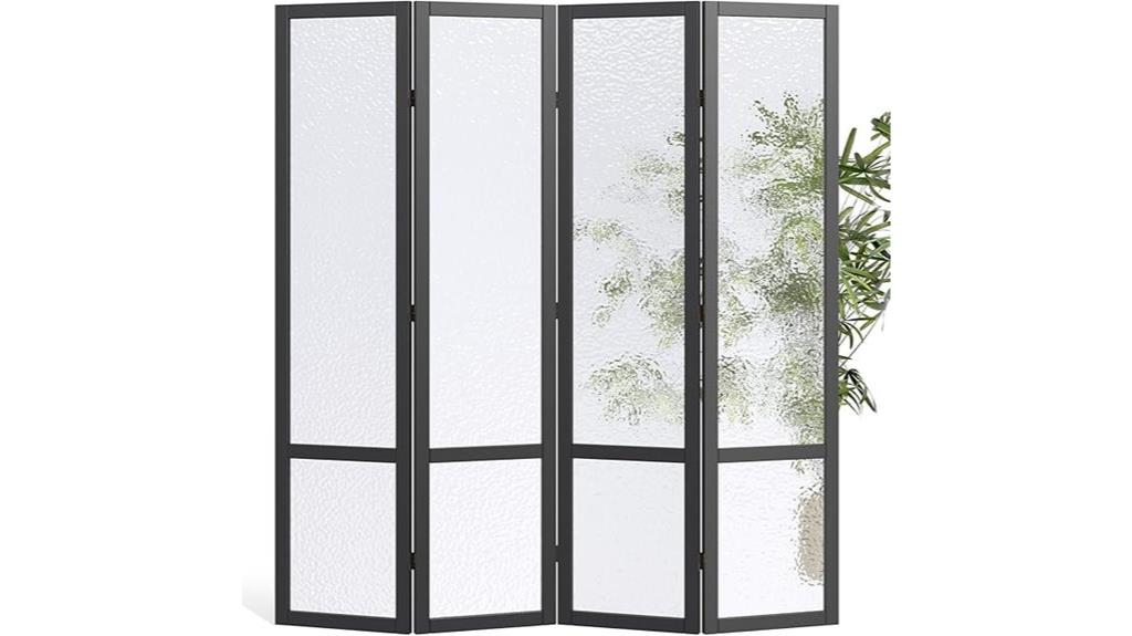 acrylic 4 panel divider
