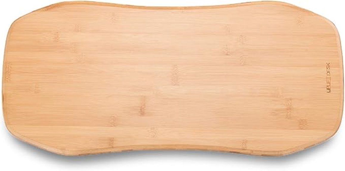 adjustable bamboo standing desk