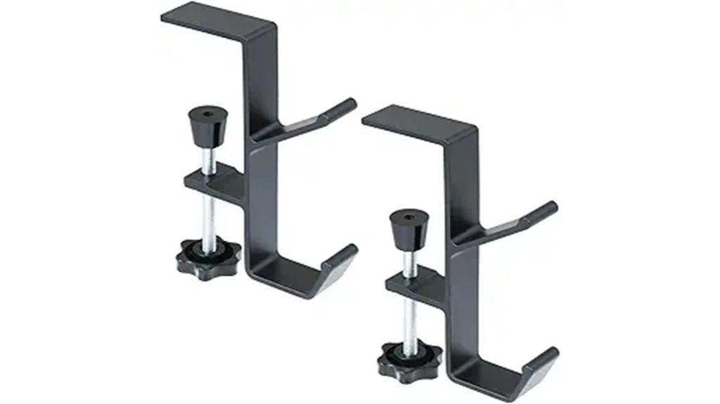 adjustable clamp headphone hook