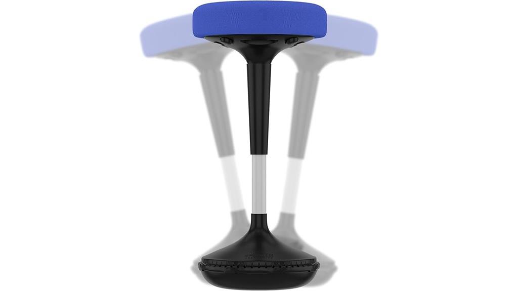 adjustable ergonomic wobble stool