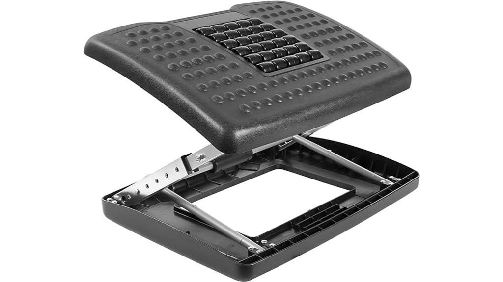 adjustable footrest with massage