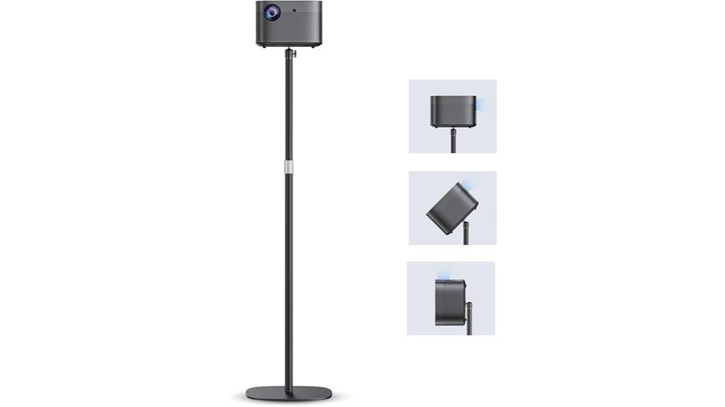 adjustable height projector stand