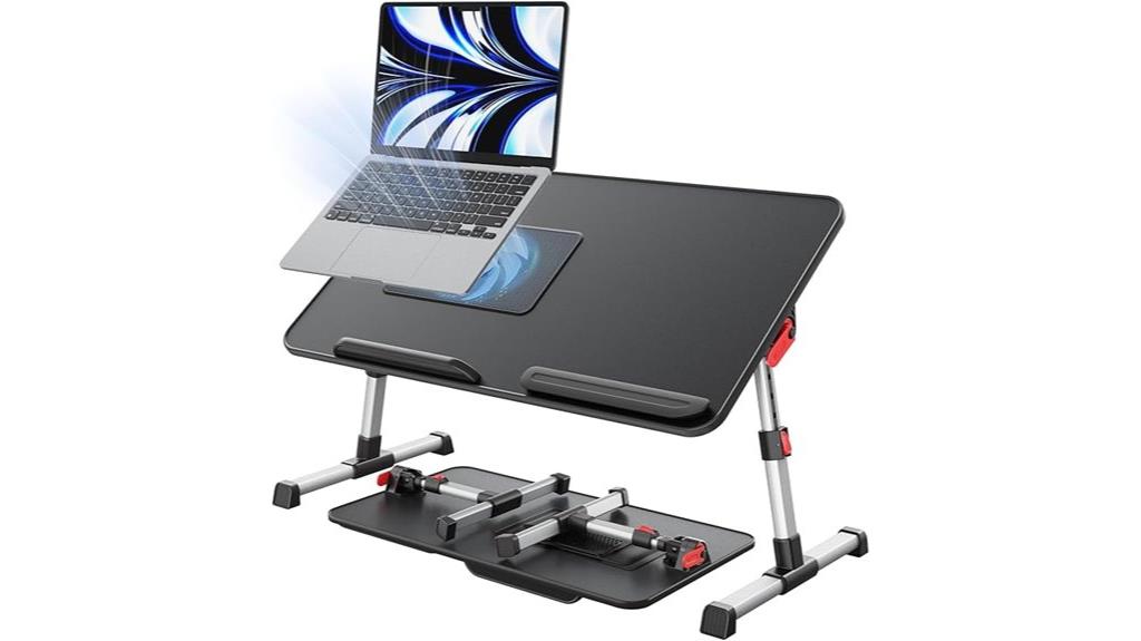 adjustable laptop desk