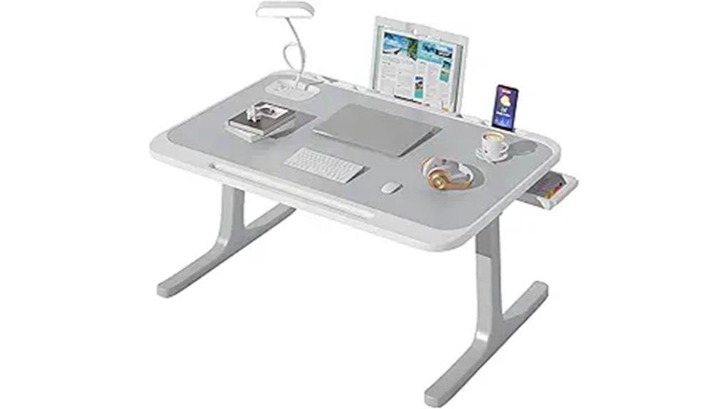 adjustable led laptop table