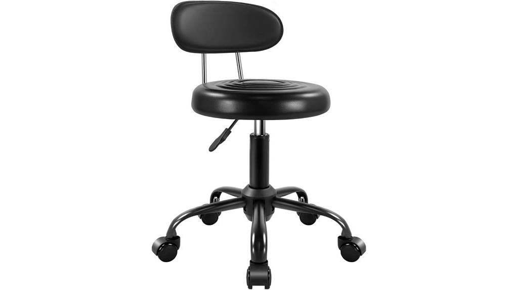 adjustable pu leather stool
