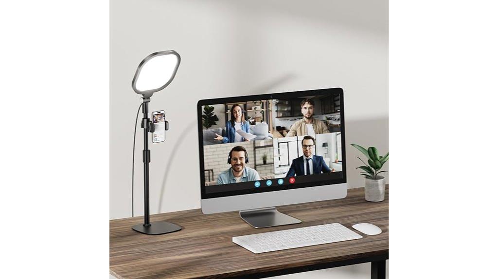 adjustable ring light stand