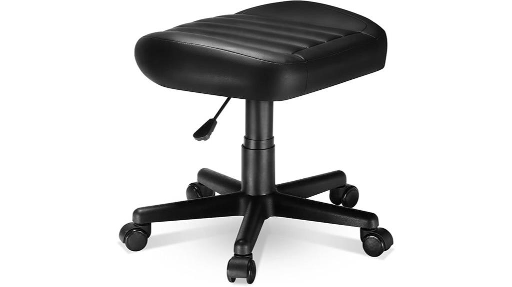 adjustable rolling swivel stool