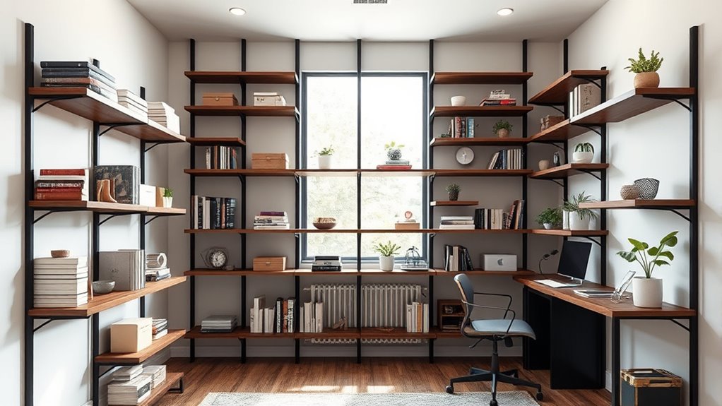adjustable shelves for space