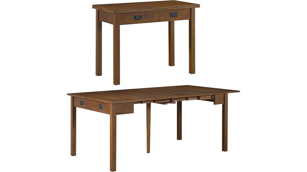 adjustable stakmore dining table