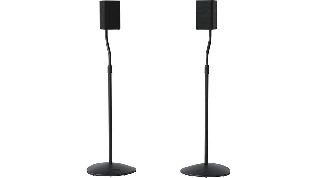 adjustable stereo speaker stands
