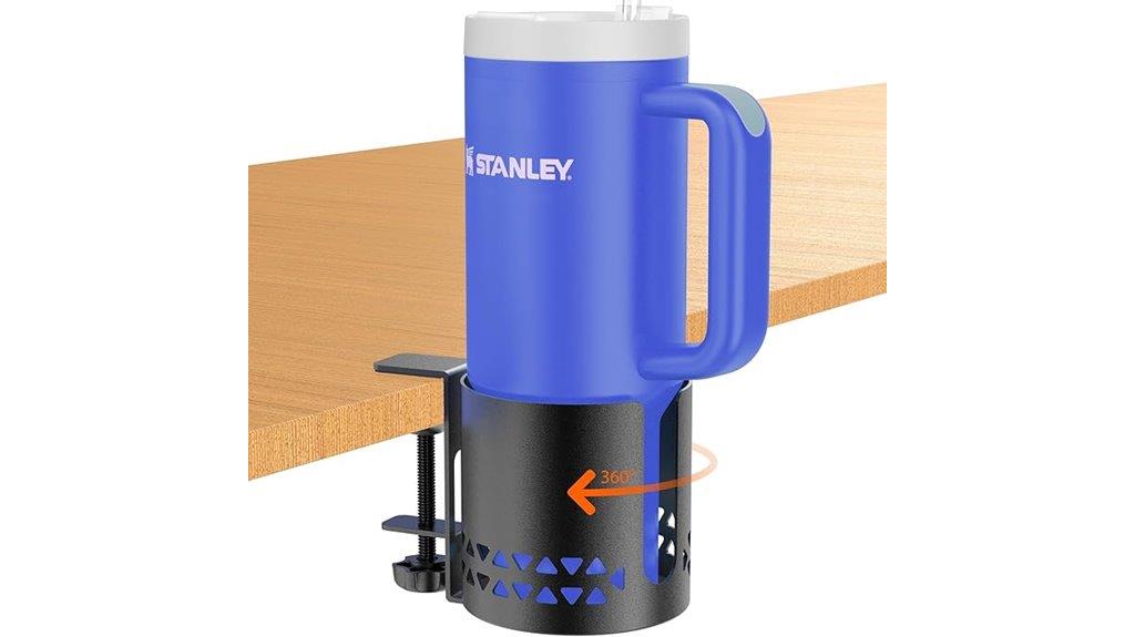 adjustable table cup holder