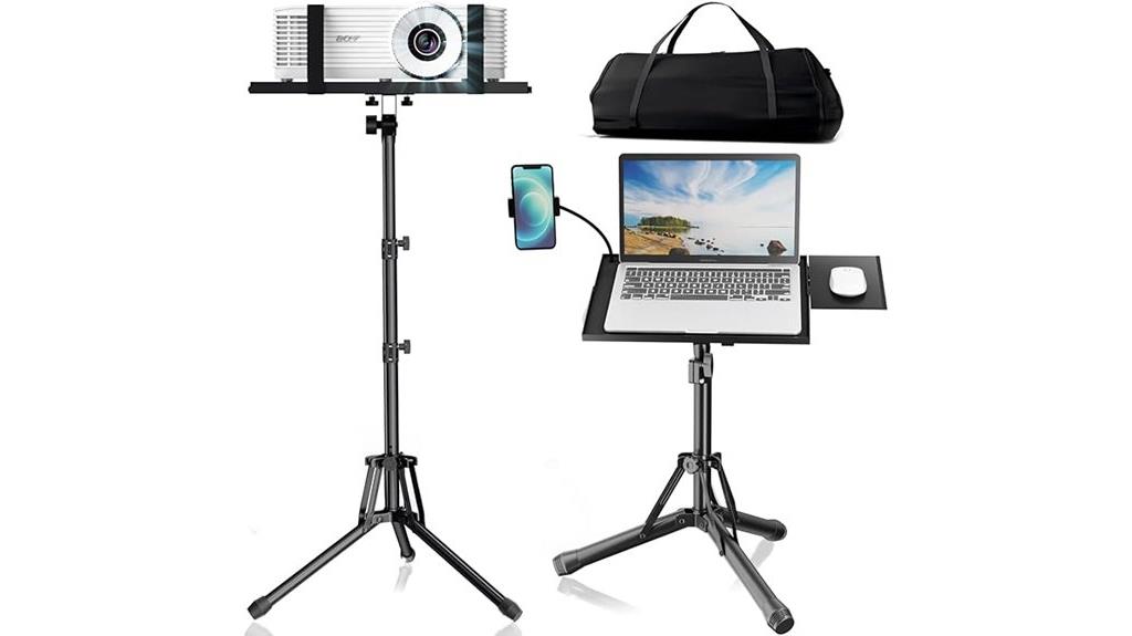 adjustable tripod projector stand