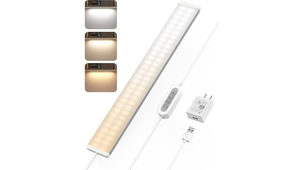 adjustable under desk lighting