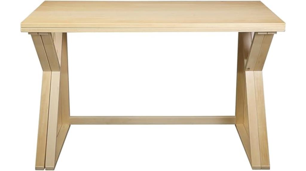 aztec basswood convertible table