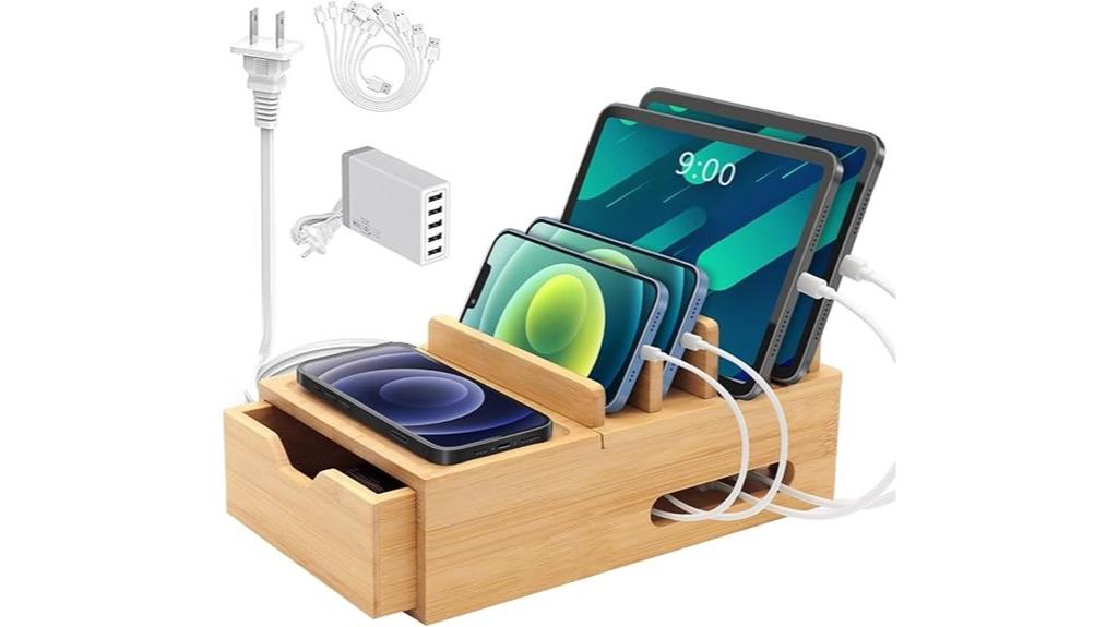 bamboo multi device charger