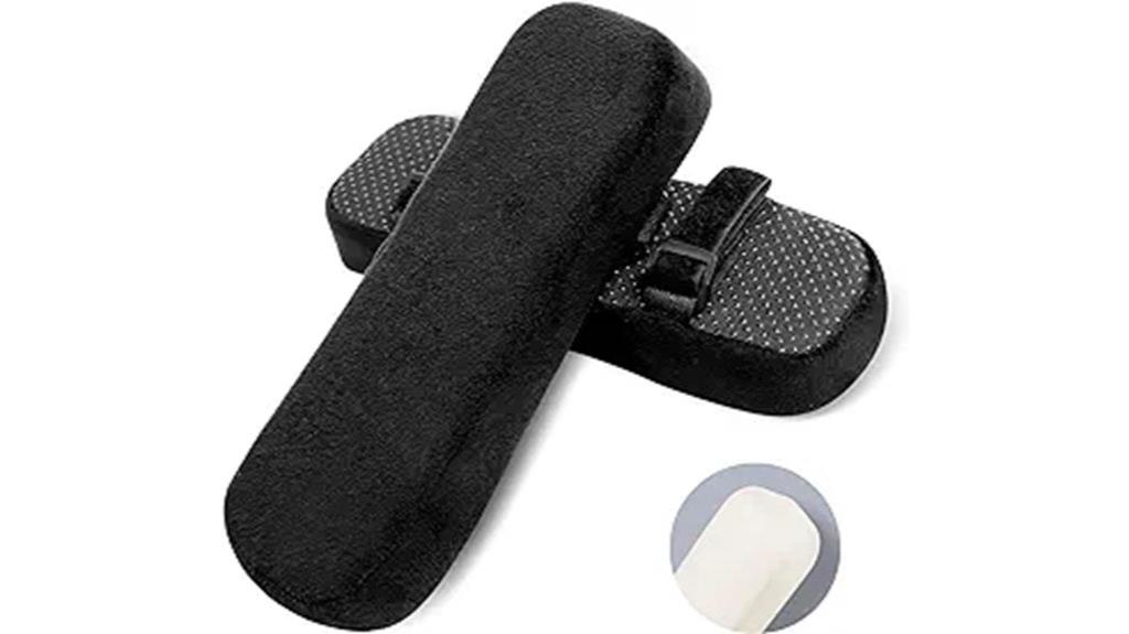 black armrest pads pack