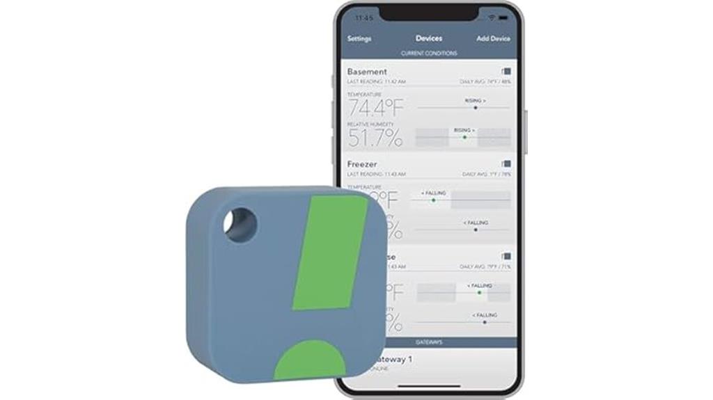 bluetooth temperature humidity sensor