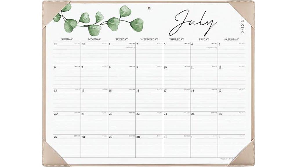 cabbrix 2025 2026 desk calendar