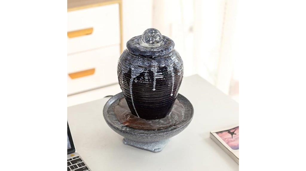 ceramic indoor water fountain