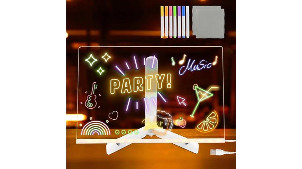colorful led acrylic board