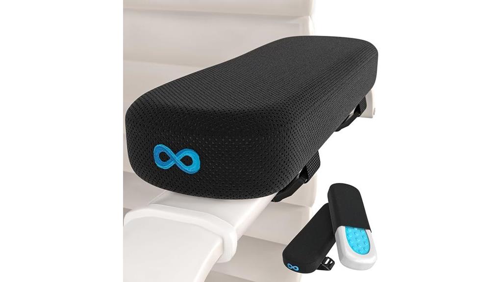 comfortable arm rest pads