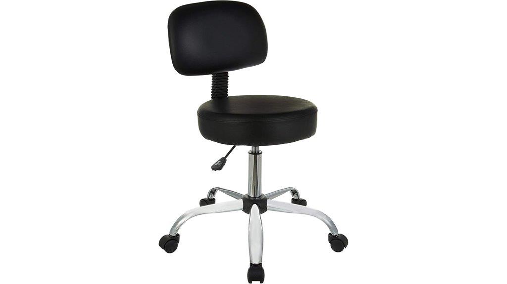 comfortable drafting stool with wheels